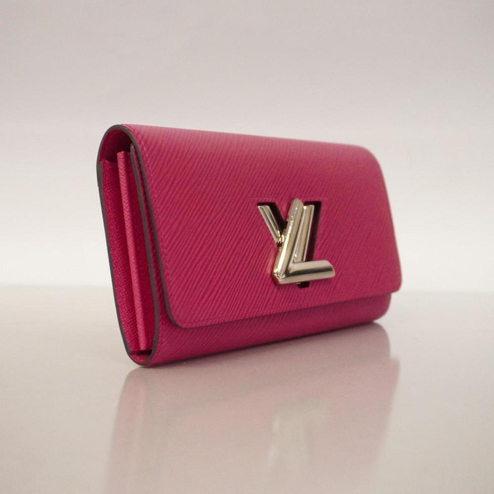 Louis Vuitton Long Wallet Epi Portefeuille Twist M62362 Hot Pink Ladies - Picture 2 of 13